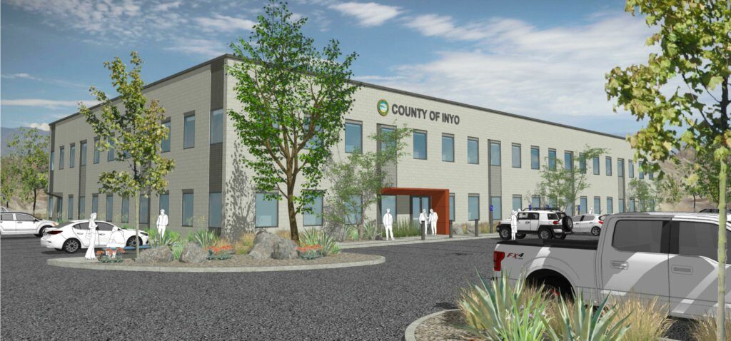 Digital image of Inyo County building